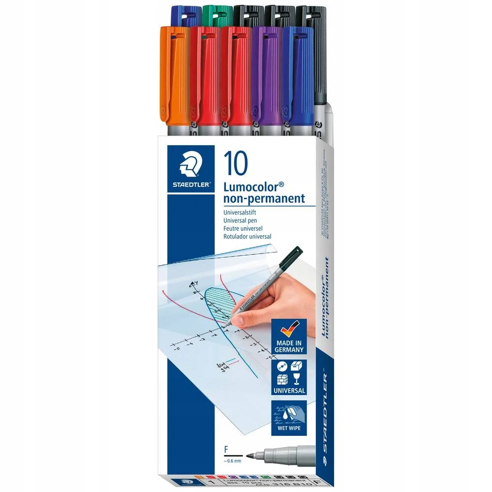 Staedtler STAEDTLER Universalstift Lumocolor F – Idealne pisaki do biura