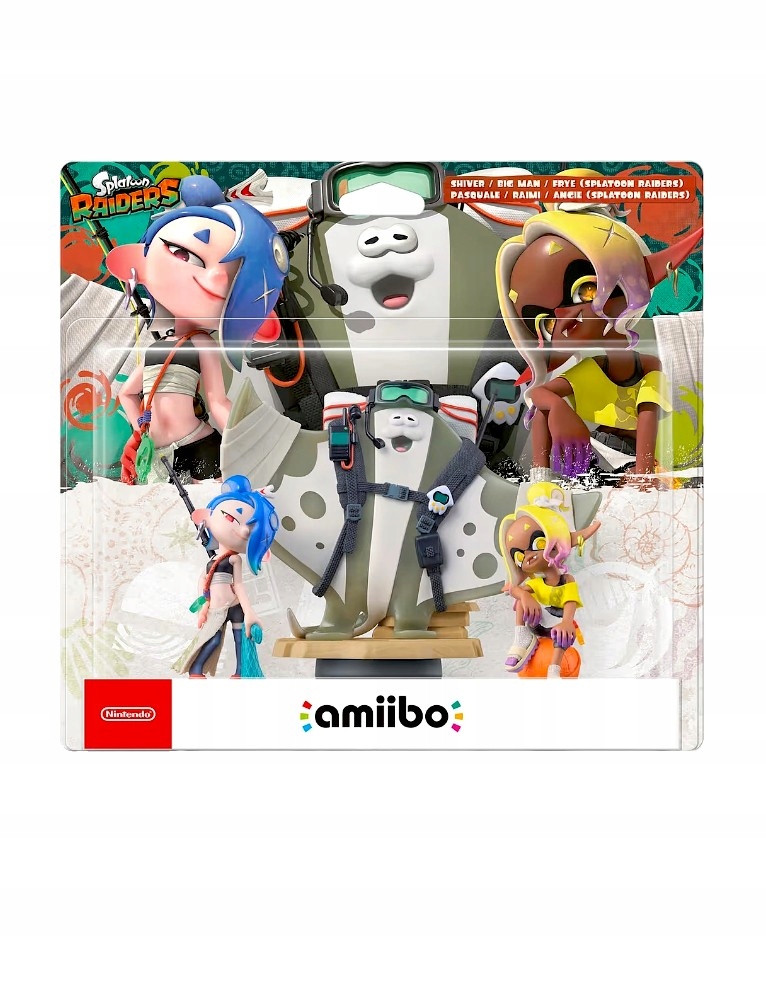 Amiibo Splatoon Raiders Shiver, Frye i Big Man – Zbieraj i graj z Nintendo!