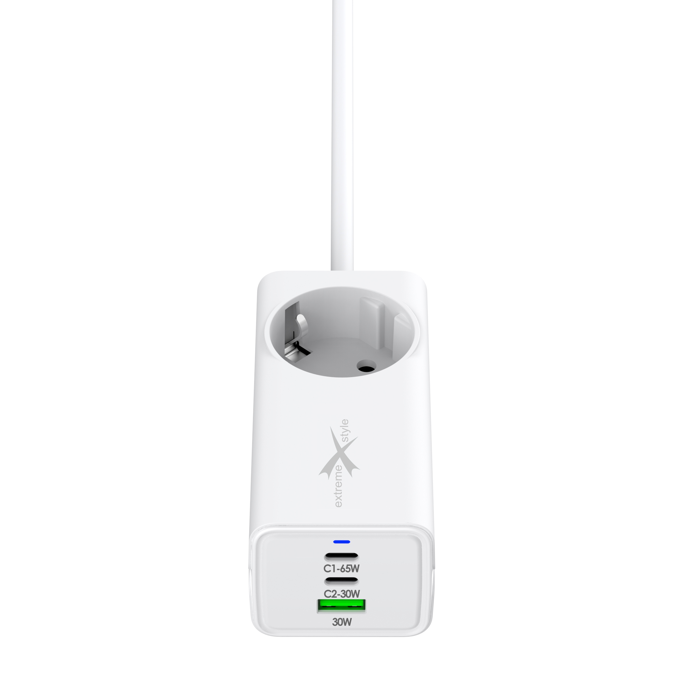 Ładowarka Sieciowa GaN Evo 65W 2 x USB-C + USB + 230V – Wydajność i wszechstronność