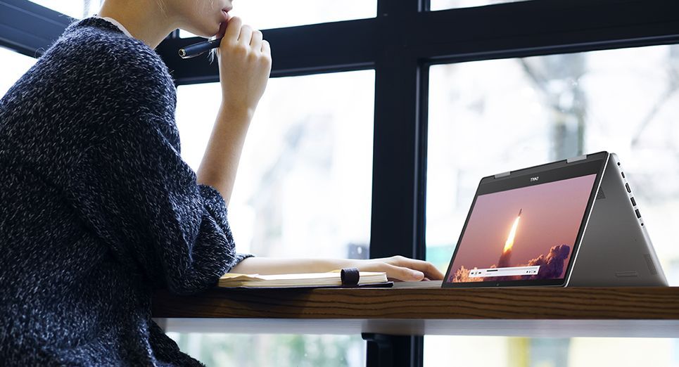 Notebook 2-w-1 InspironÂ 14 z serii 5000 z obsÅ‚ugÄ… dotykowÄ…