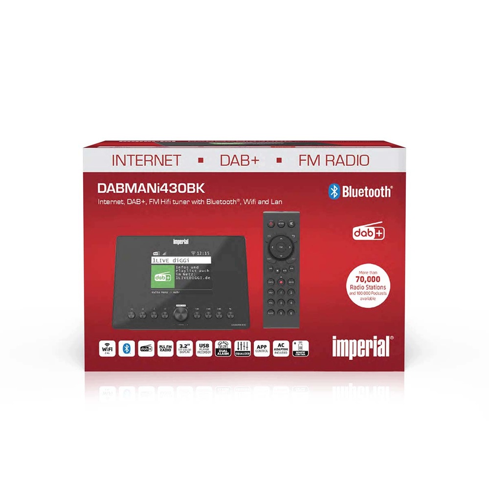 Radio Imperial DABMAN i430 DAB+/FM Wi-Fi – Nowoczesne centrum audio