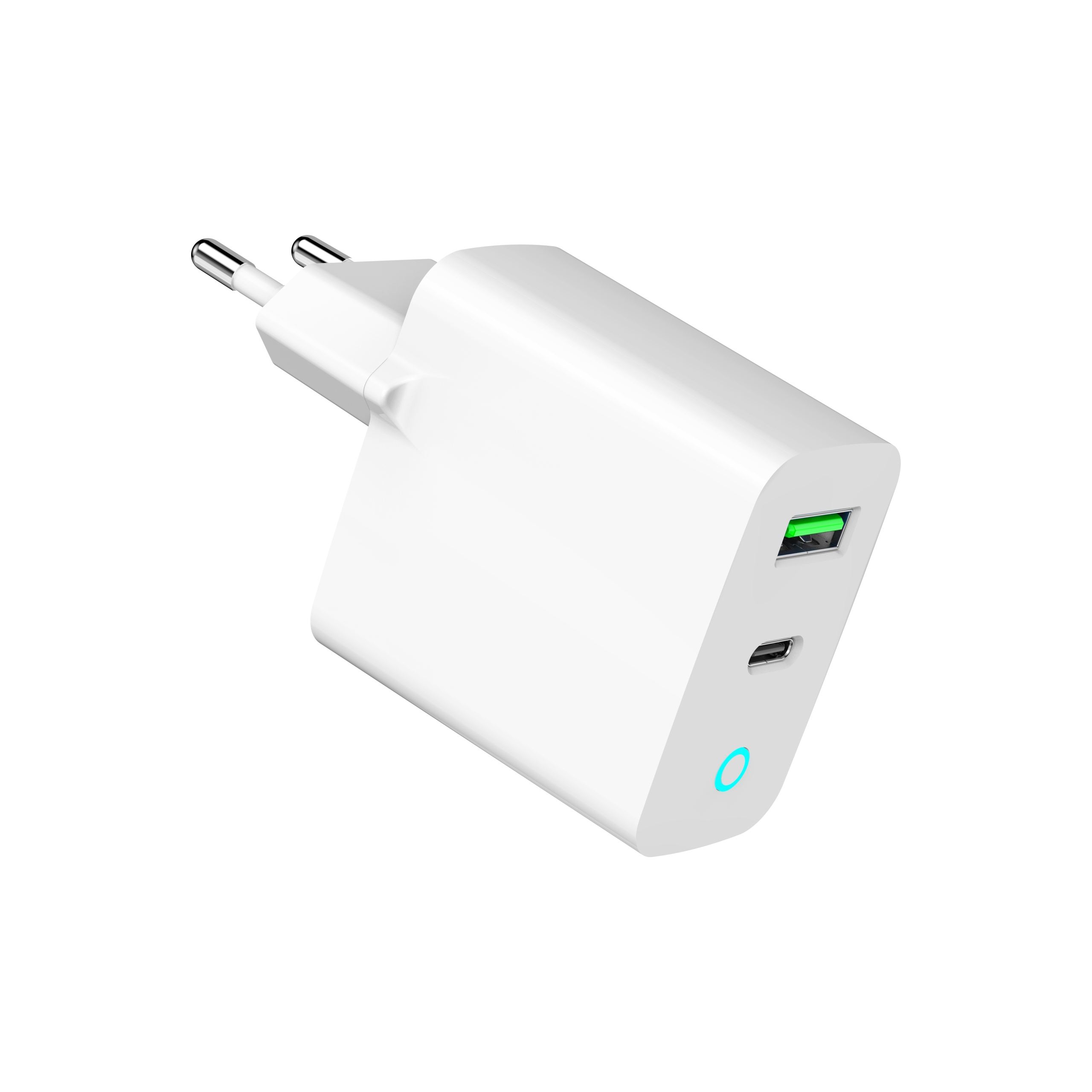 Dwa porty ładowania – USB i USB-C dla wygody