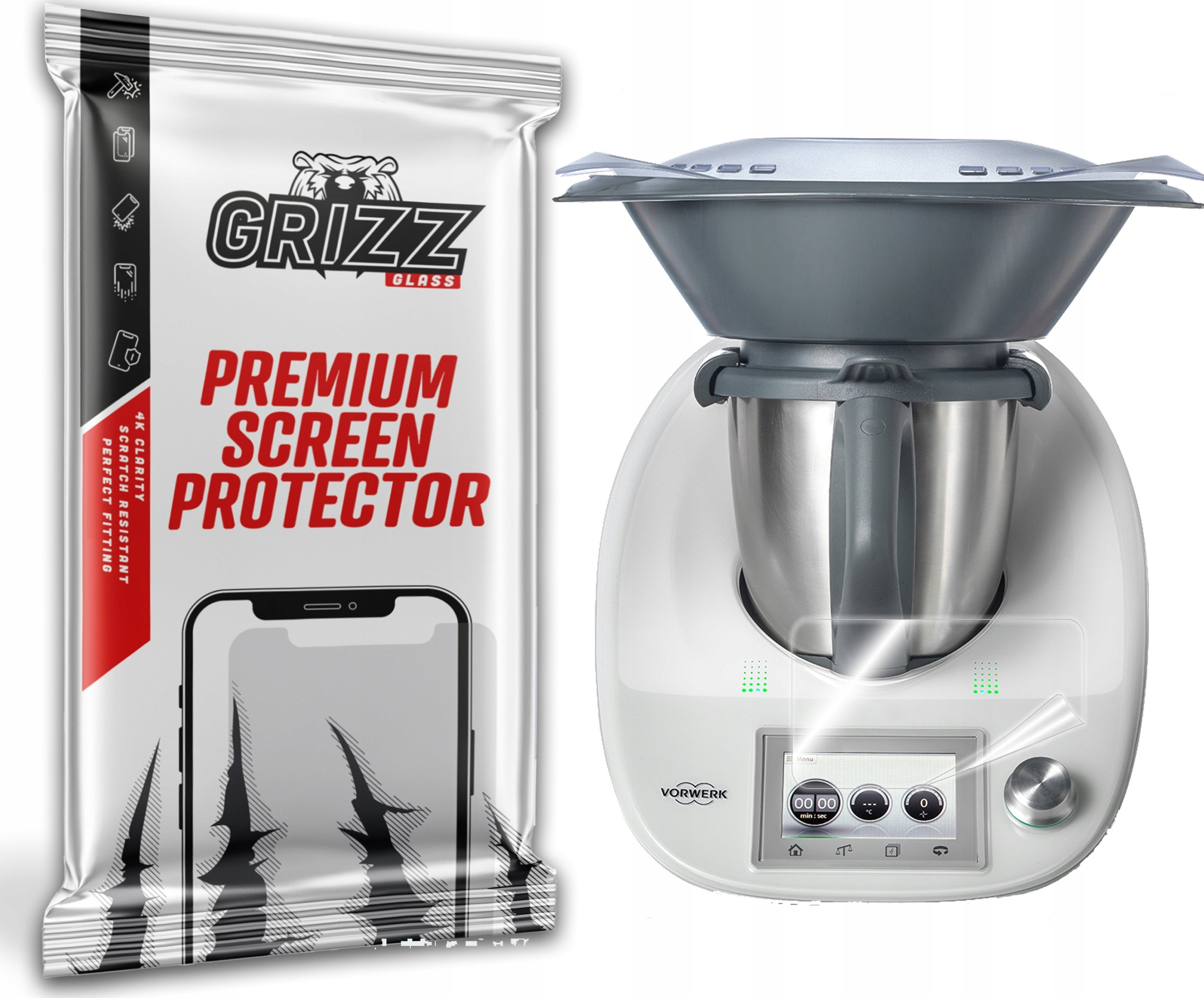Folia ceramiczna GrizzGlass CeramicFilm do Thermomix TM5 – Ochrona na najwyższym poziomie