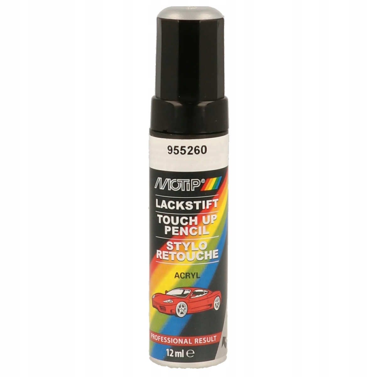 LAKIER MOTIP SILVER 955260 METALLIC 12ML – Doskonałe rozwiązanie do naprawy lakieru