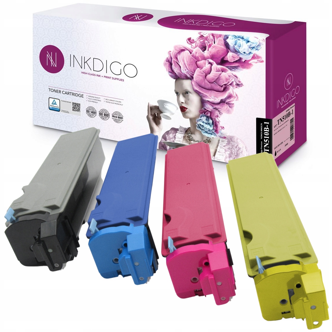 Toner zamiennik TN-510 do Minolta C500 – Wydajność i jakość w jednym