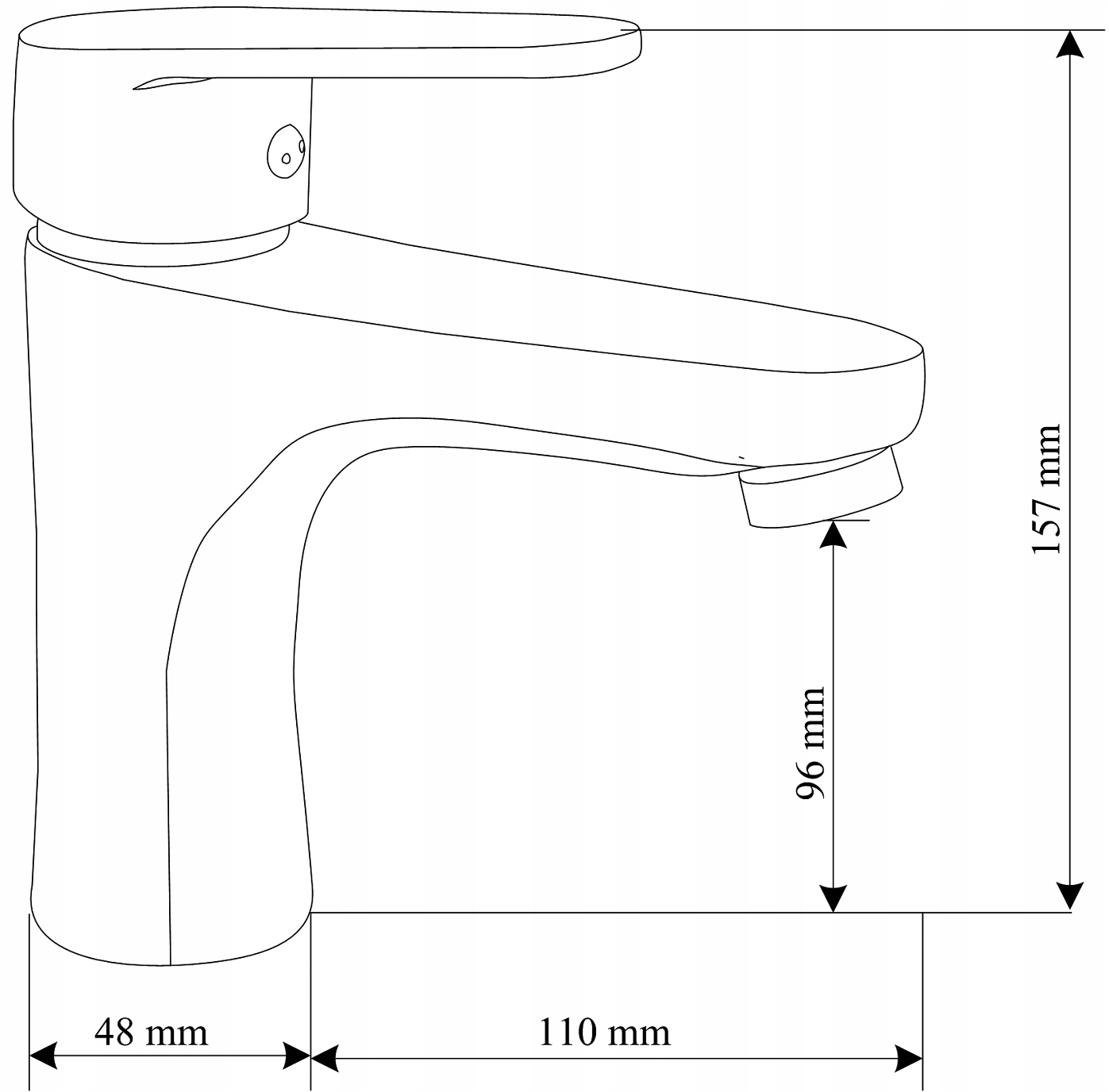 Wysokość baterii i zasięg wylewki – idealne dopasowanie do umywalki