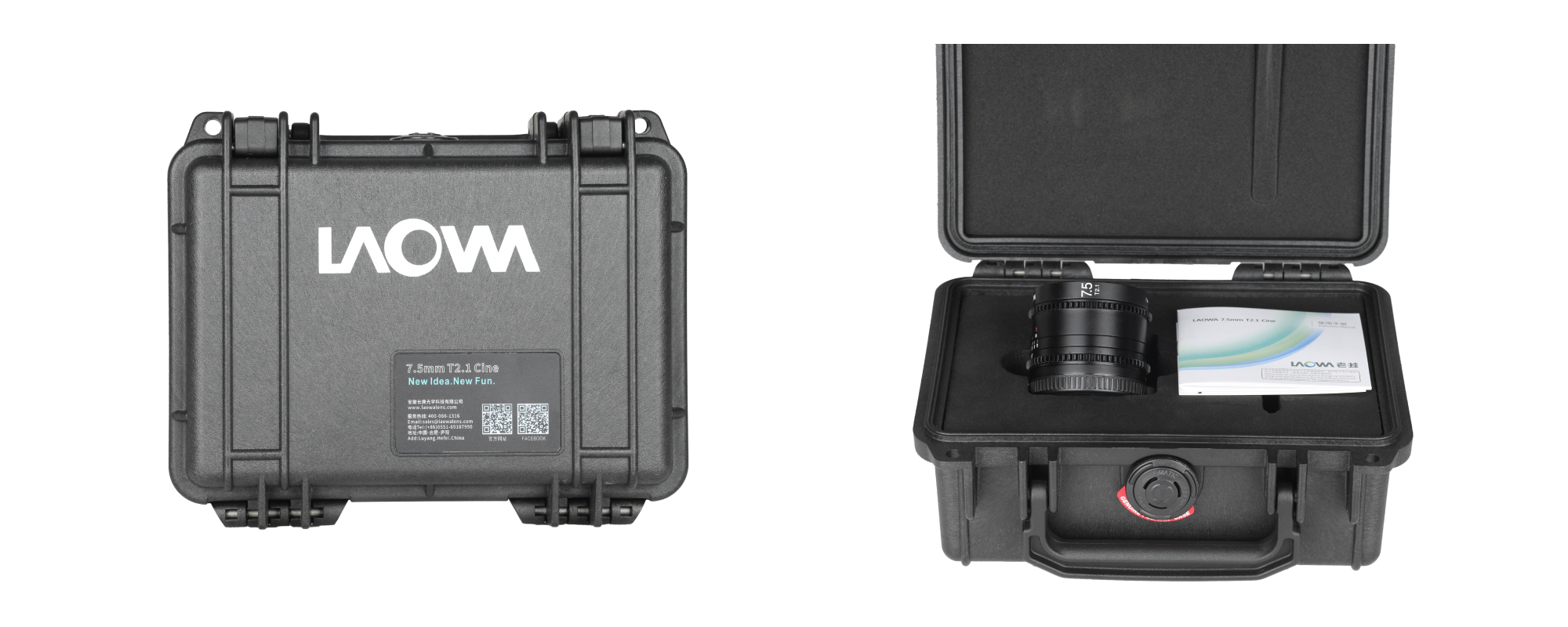 Obiektyw Venus Optics Laowa 7,5 mm T2,1 do Micro 4/3 Cine na białym tle