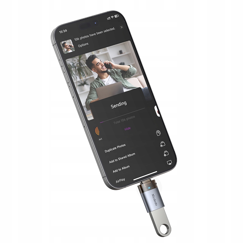 MCDODO Przejściówka USB-A 3.0 do USB-C – Nowoczesne połączenie dla Twoich urządzeń