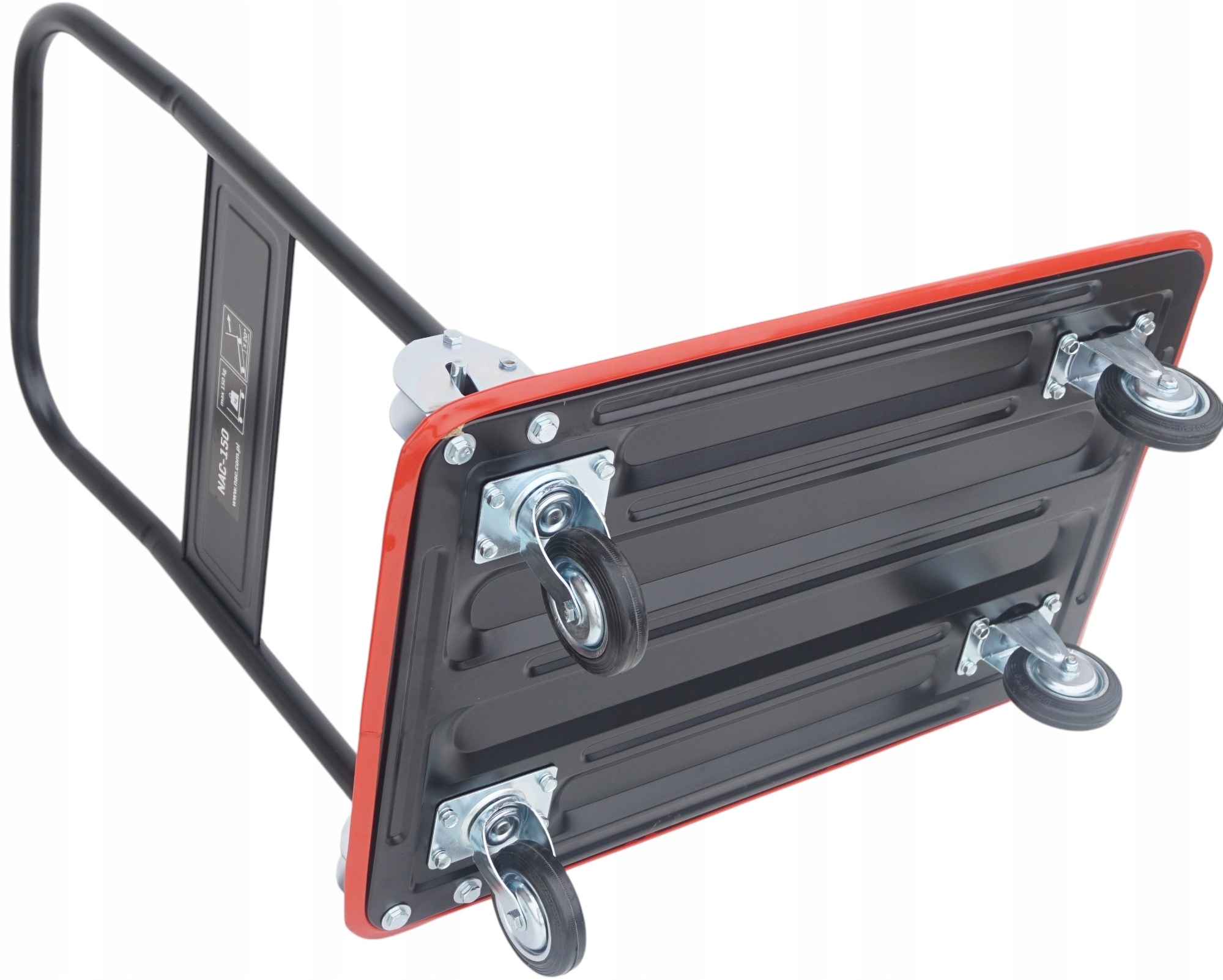 Wózek magazynowy NAC 4-KOŁOWY 150kg – Idealne rozwiązanie do transportu