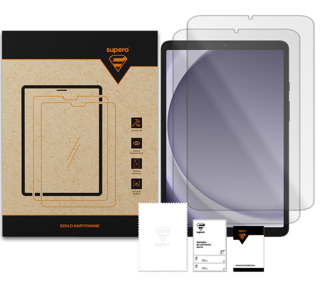 Szkło hartowane Supero do Samsung Galaxy Tab A9/A11 – Doskonała ochrona dla Twojego tabletu
