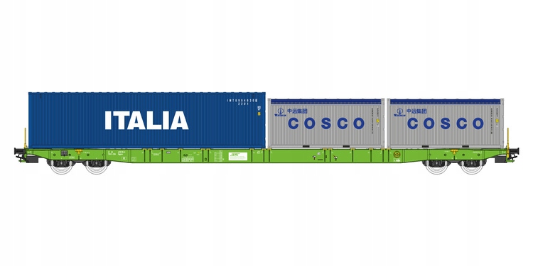 Zestaw kontenerów: Italia i Cosco w komplecie
