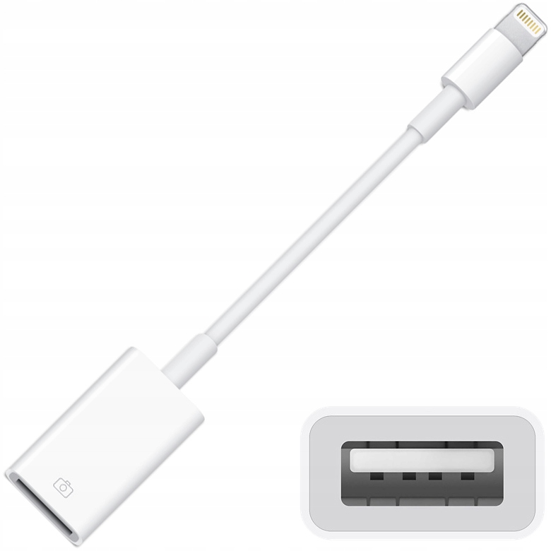 Adapter AV Co2 CO2 PRZEJŚCIÓWKA ADAPTER LIGHTNING USB OTG USB-A – Rozszerz możliwości swojego iPhone'a
