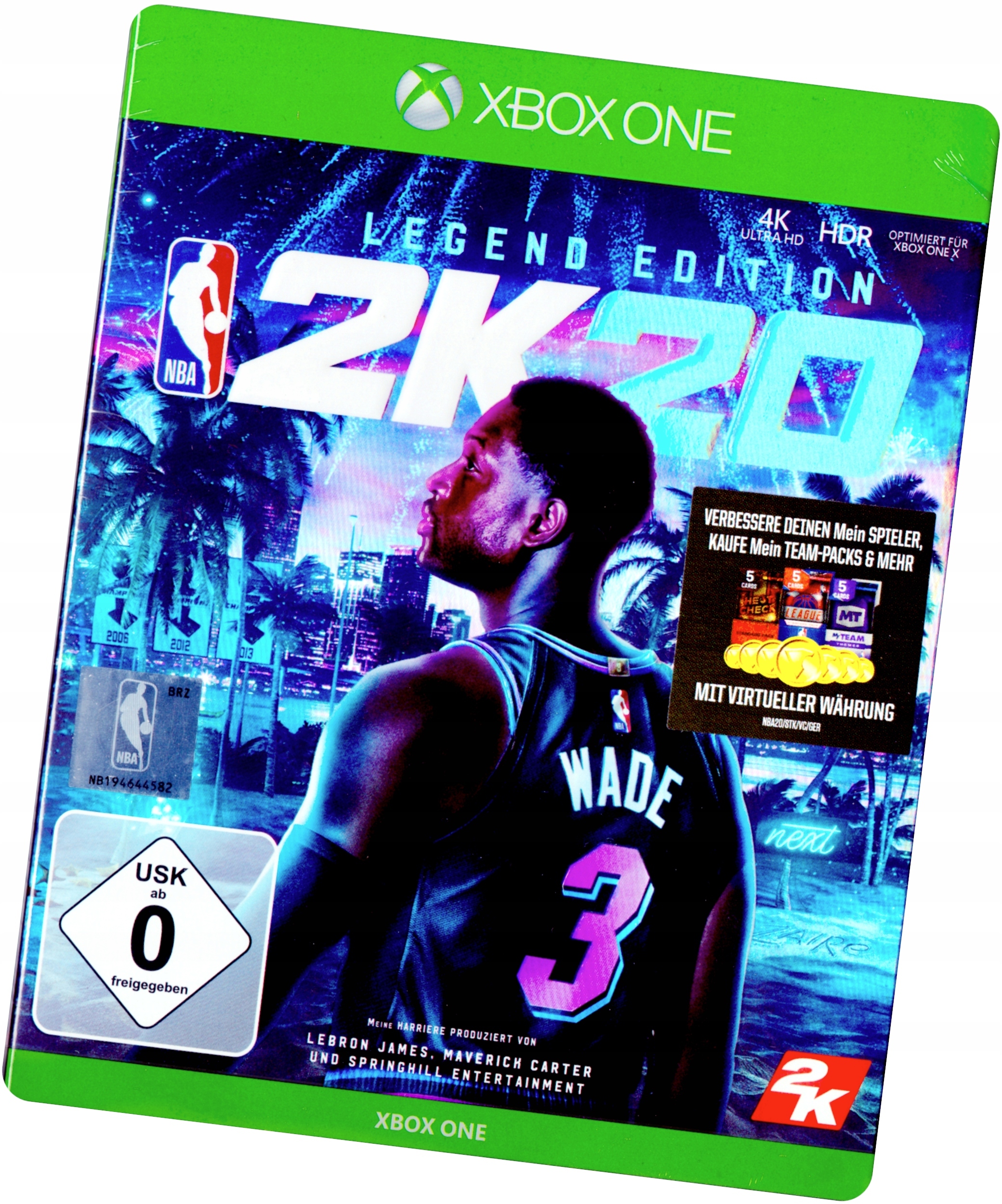 Gra wideo na Xbox One 2K GAMES NBA 2K20: LEGEND EDITION – Wejdź do świata koszykówki