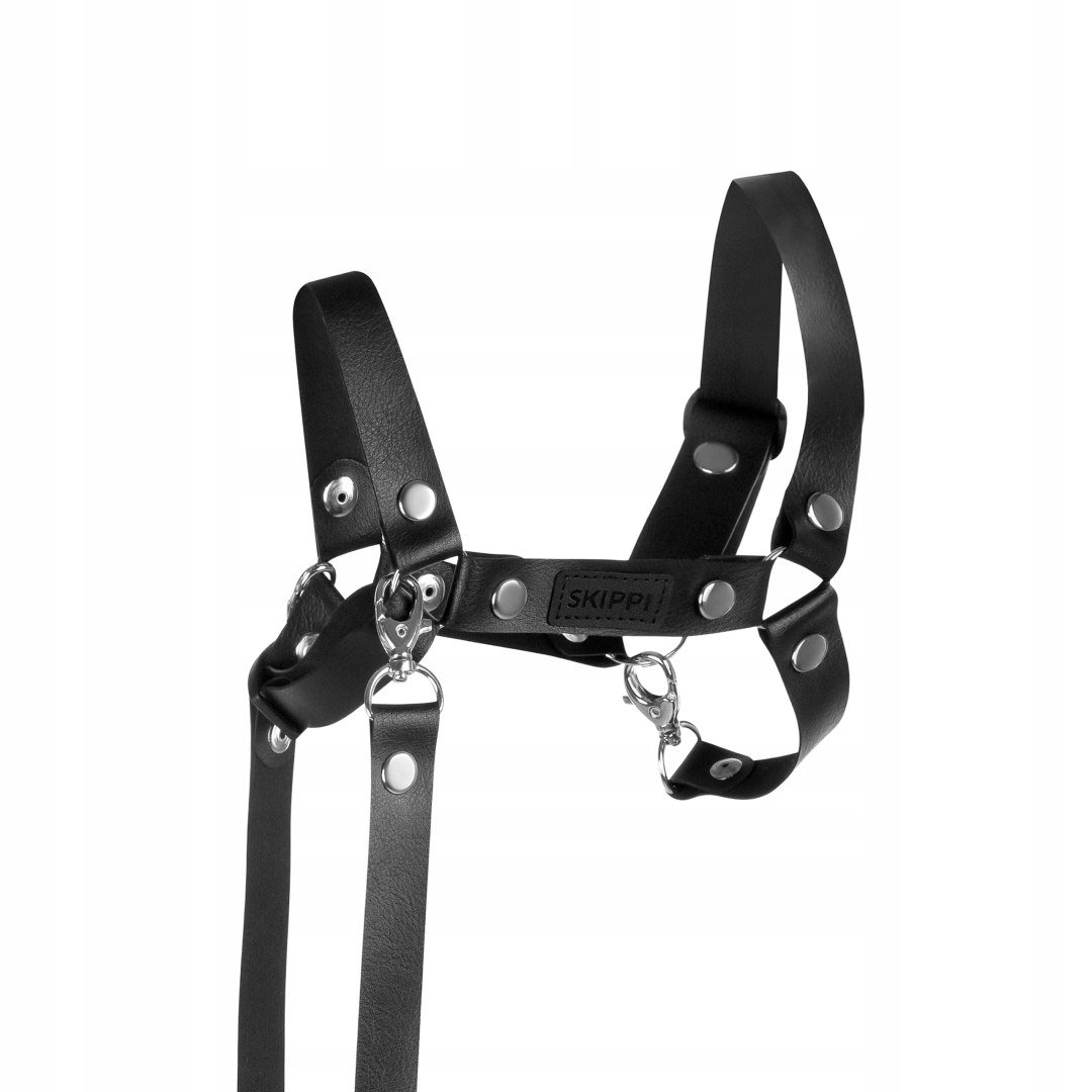 Kantar dla Hobby Horse wodze czarny – Stylowy zestaw dla małych jeźdźców