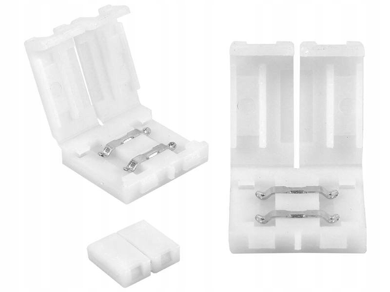 Złącze taśmy LED 10mm dwustronny zatrzask – Łatwe łączenie taśm LED