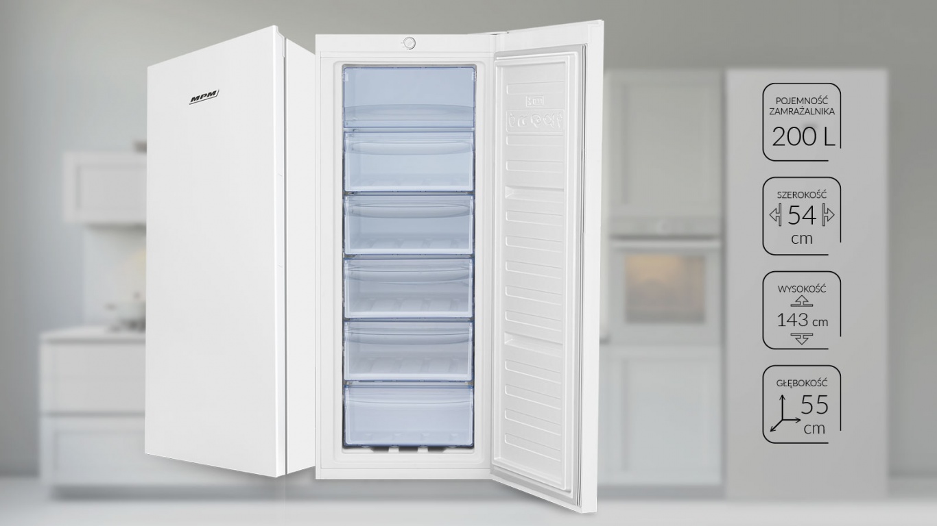 Wydajność zamrażania – 6 kg na dobę