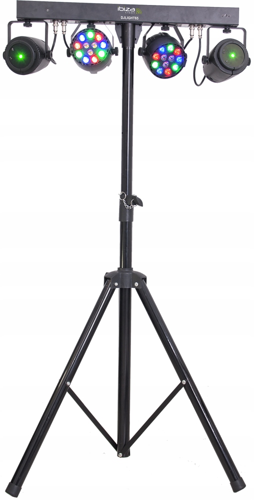 Zestaw oświetleniowy Ibiza DJLIGHT65 – Idealne oświetlenie dla DJ-ów i imprez