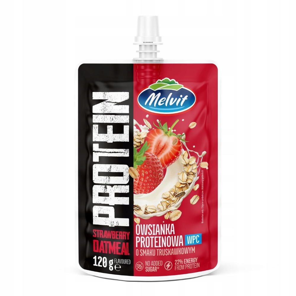 Owsianka Proteinowa Truskawka 120 g – Zdrowa i smaczna przekąska