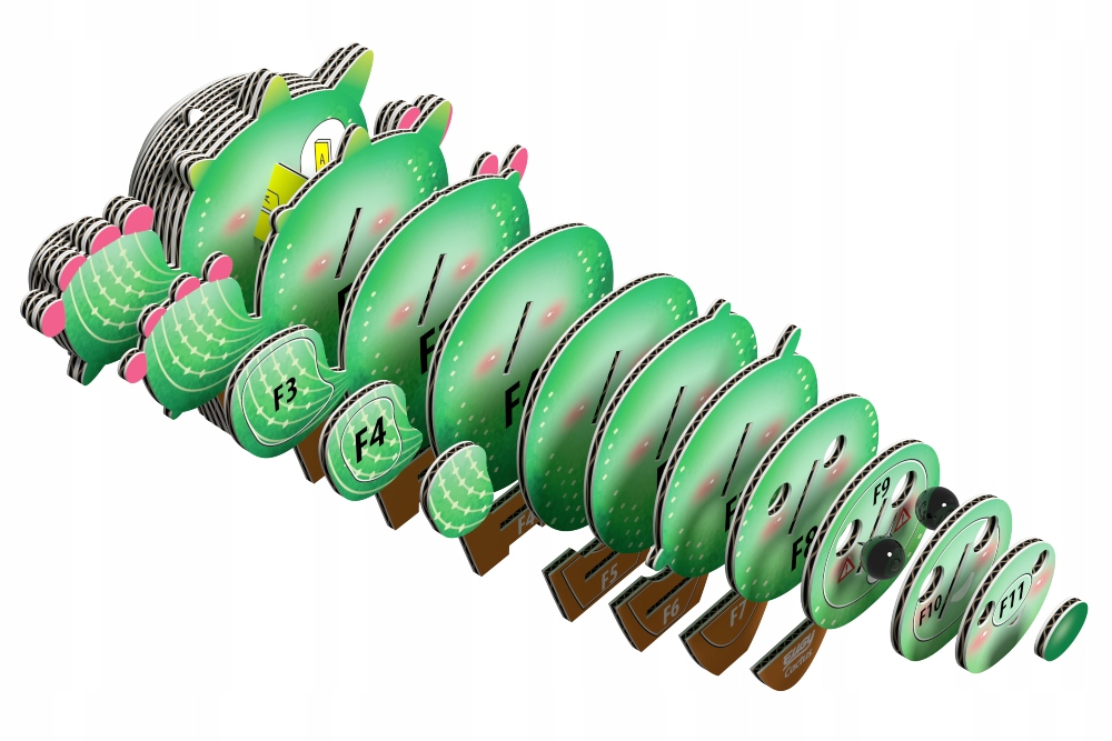 Zestaw do samodzielnego składania – 44 elementy