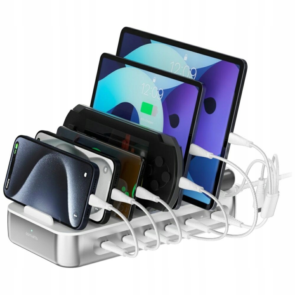 Stacja ładująca 4smarts Team 100W 5xUSB-C – Szybkie i efektywne ładowanie