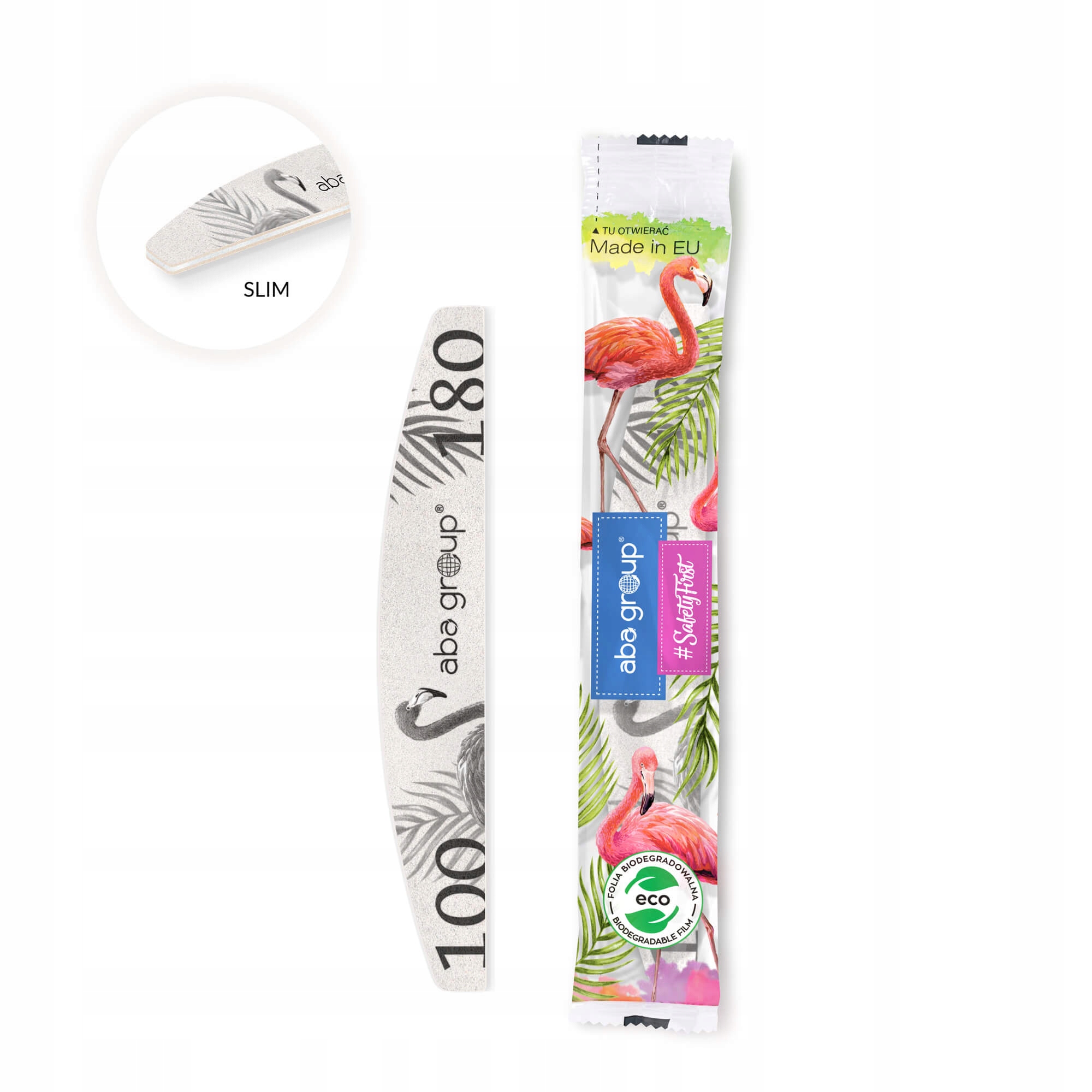 Pilnik do paznokci ABA GROUP Slim-Flaming – Idealny do pielęgnacji paznokci