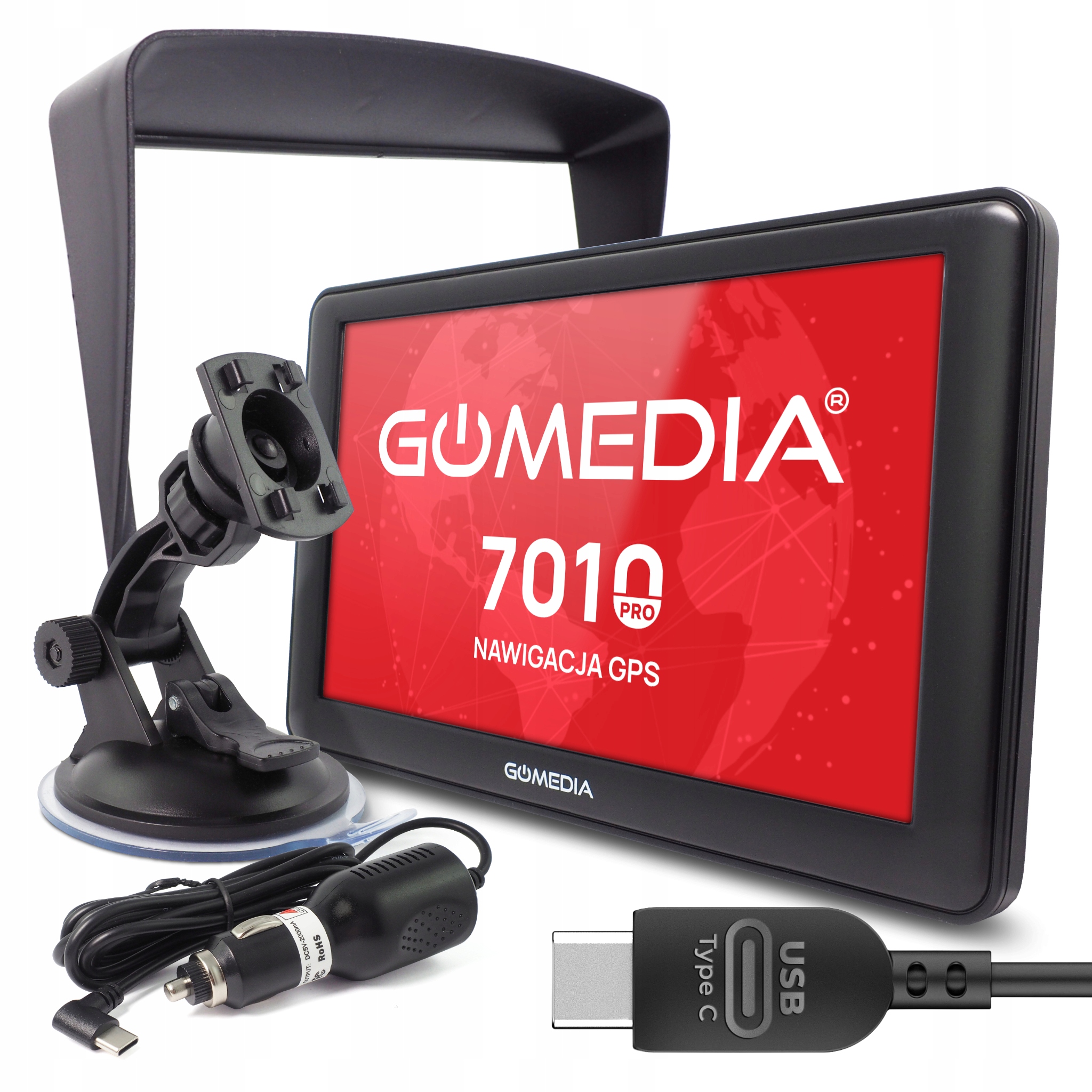 Nawigacja Samochodowa GOMEDIA 7010 PRO – Twoje wsparcie w podróży
