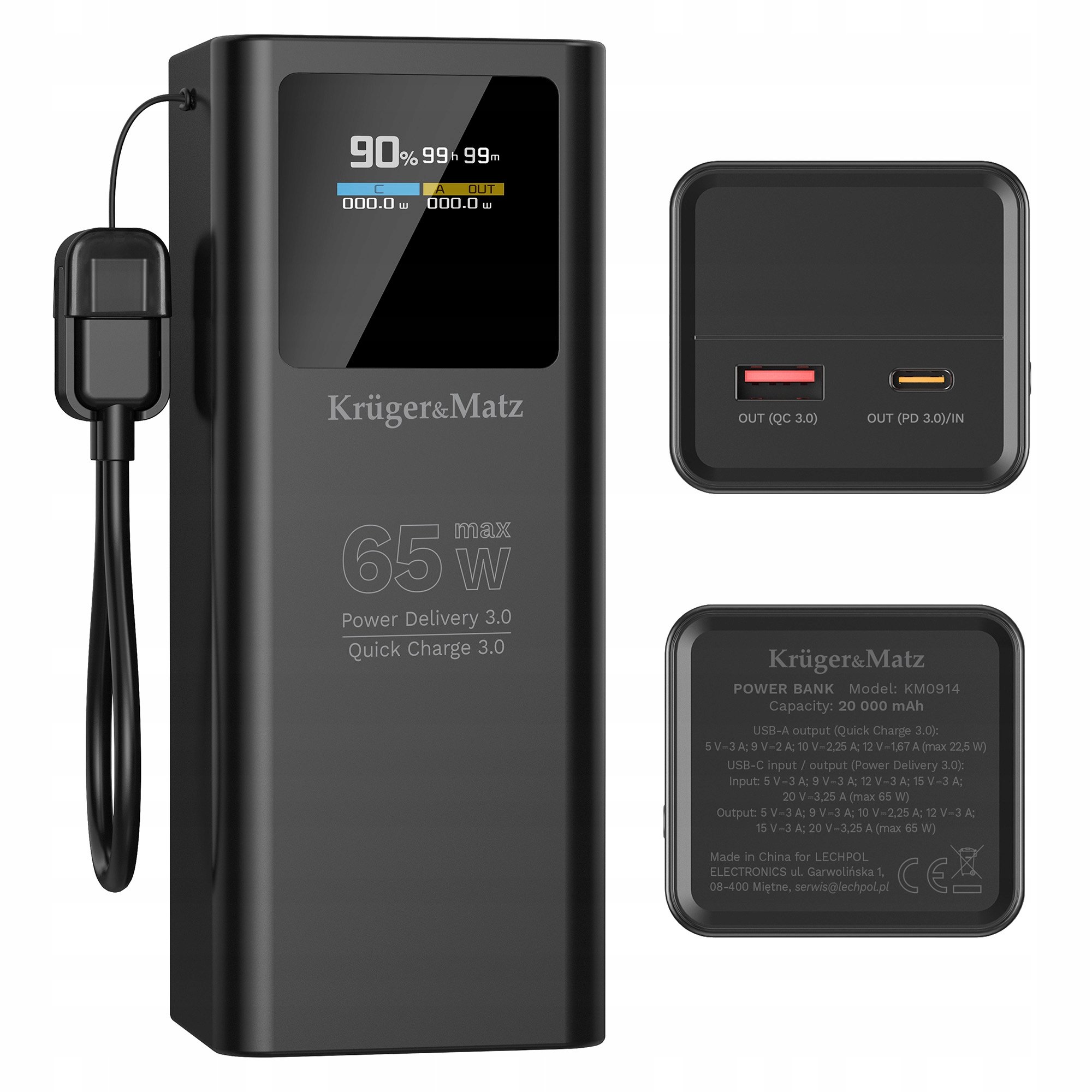 Wydajność baterii 20000 mAh – Długotrwałe zasilanie dla Twoich urządzeń