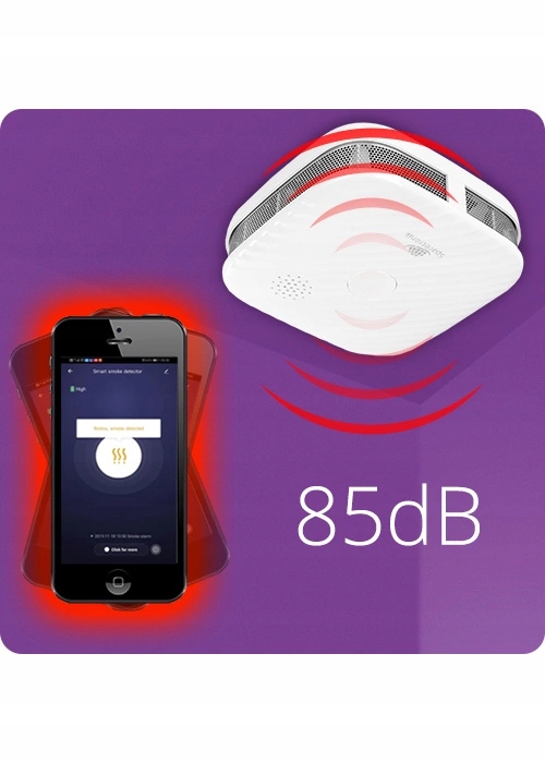 Alarm dźwiękowy o głośności 85 dB