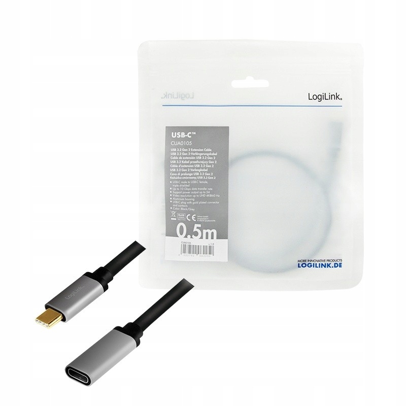 Kabel USB-C LogiLink CUA0105 – Wydajność i jakość w jednym