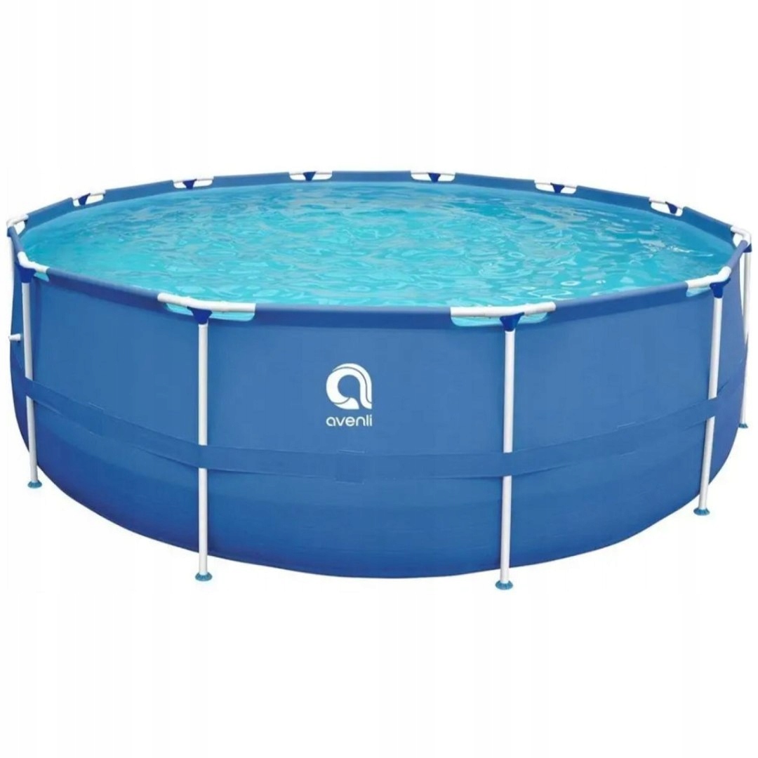Basen Stelażowy Sirocco Blue 420 x 84 cm – Idealne rozwiązanie na lato