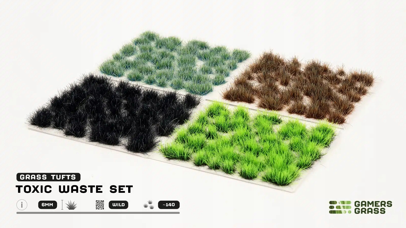 Gamers Grass: Set - Toxic Waste (Wild) – Idealny zestaw do modelarstwa