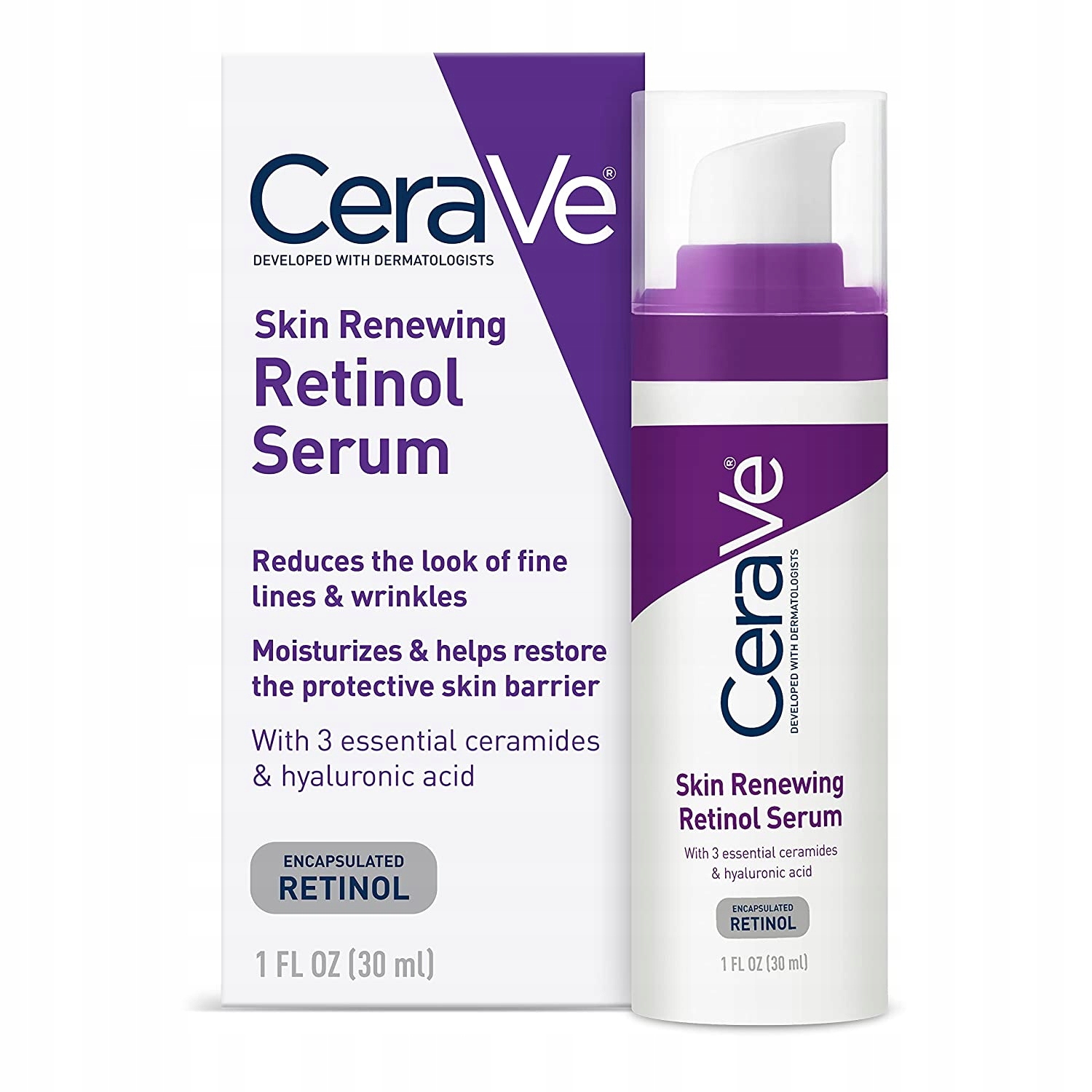 CeraVe Skin Renewing Serum (Retinol Serum) 30 ml – Odnowa i młodszy wygląd skóry