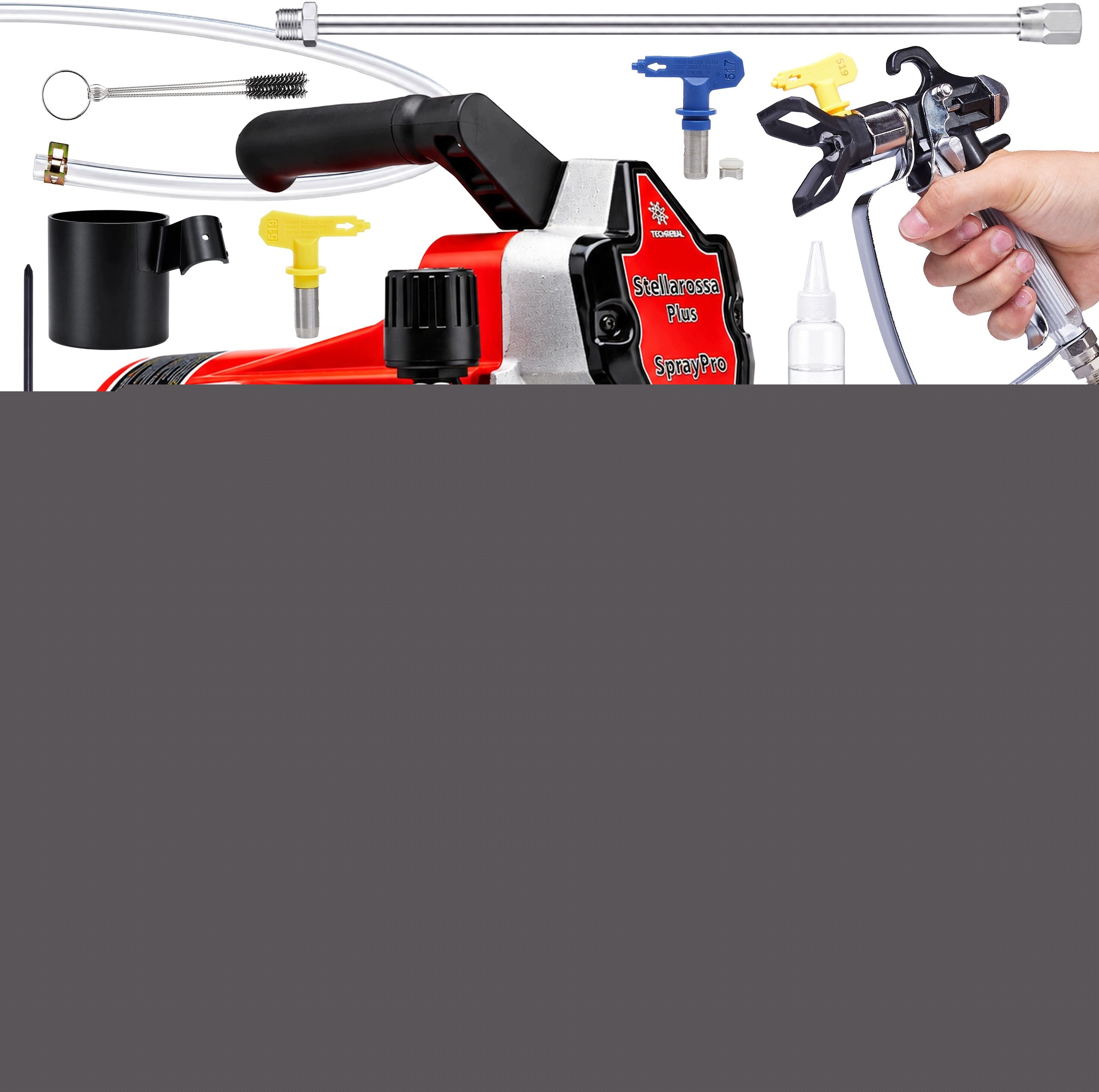 SprayPro Stellarossa Plus Zestaw 1 Start PRO + wózek – Profesjonalne malowanie w Twoim zasięgu