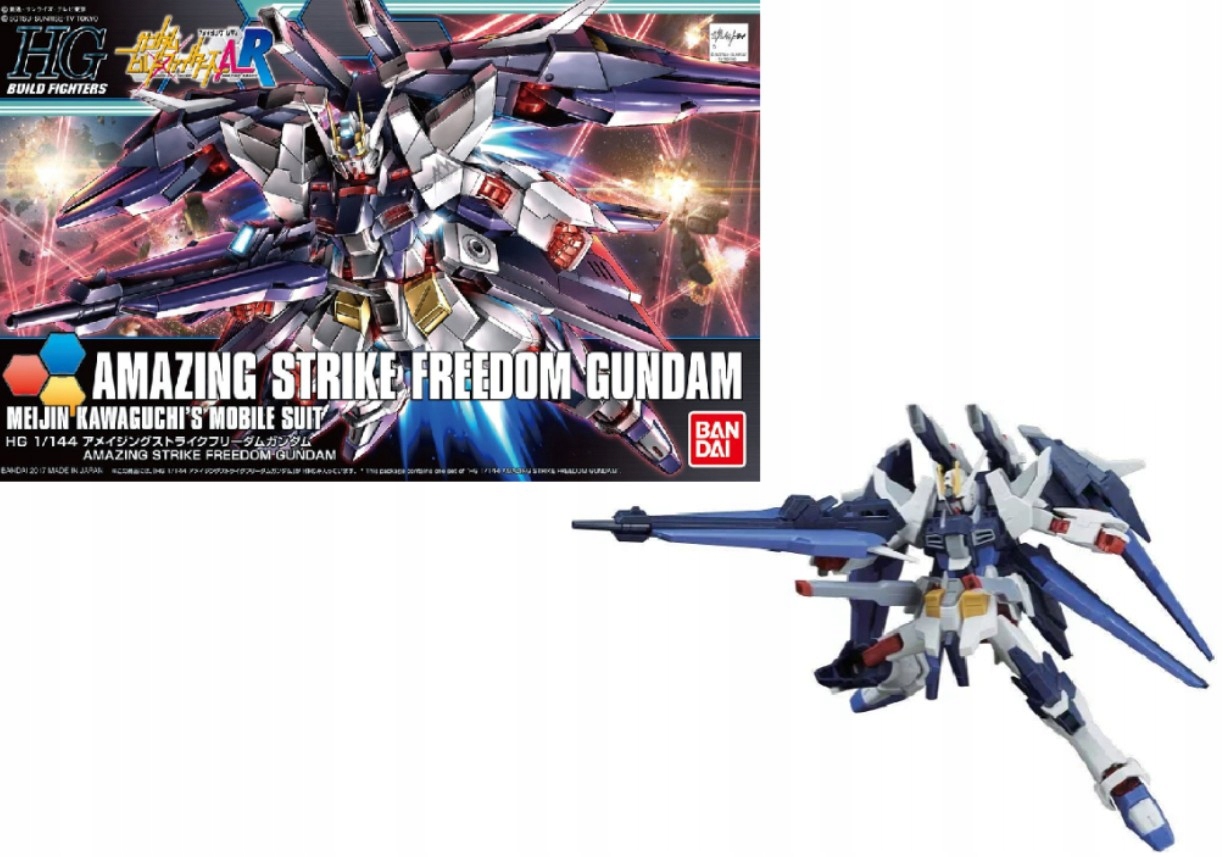 HGBF 1/144 AMAZING STRIKE FREEDOM GUNDAM – Model do samodzielnego montażu