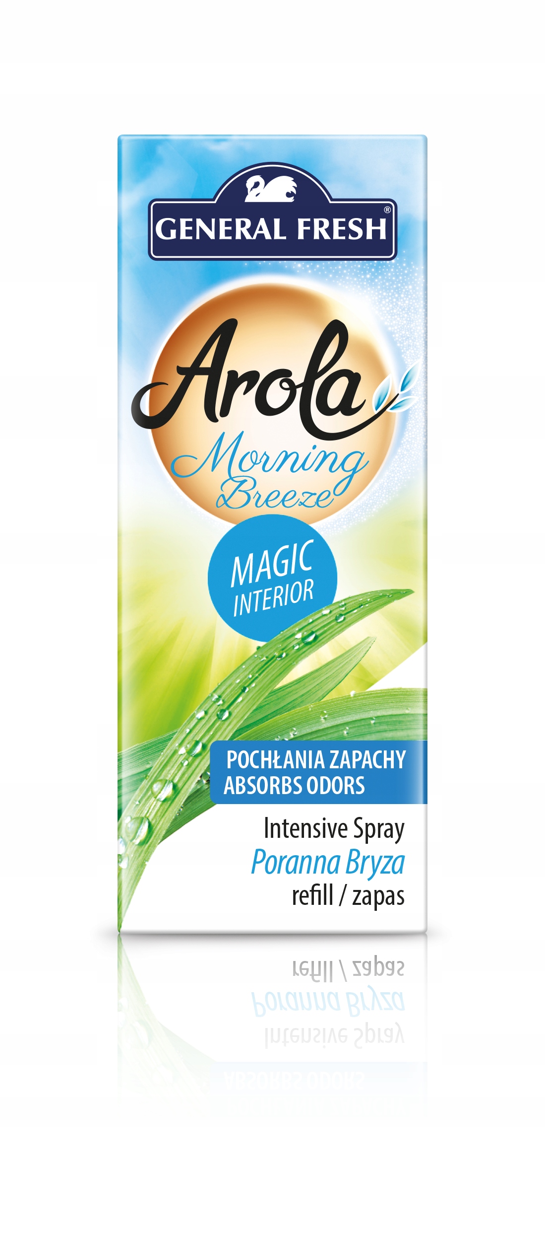 Arola Szyszka zapas Poranna Bryza 40ml – Odświeżacz powietrza dla każdego wnętrza