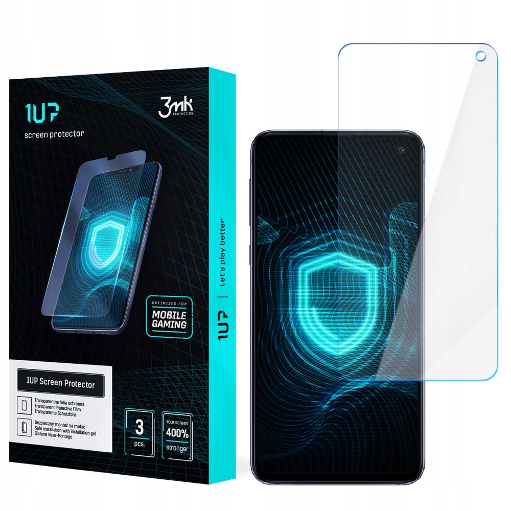 SAMSUNG GALAXY S10E - Folia ochronna 3MK 1UP dla graczy