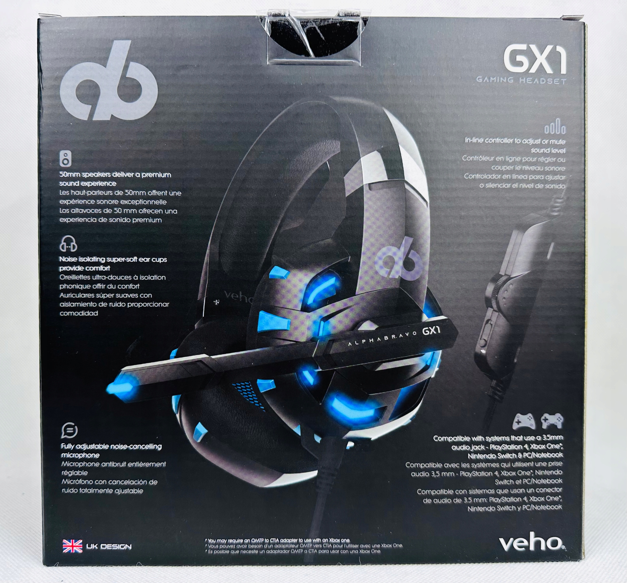 Wysoka jakość dźwięku z częstotliwością 20 - 20000 Hz