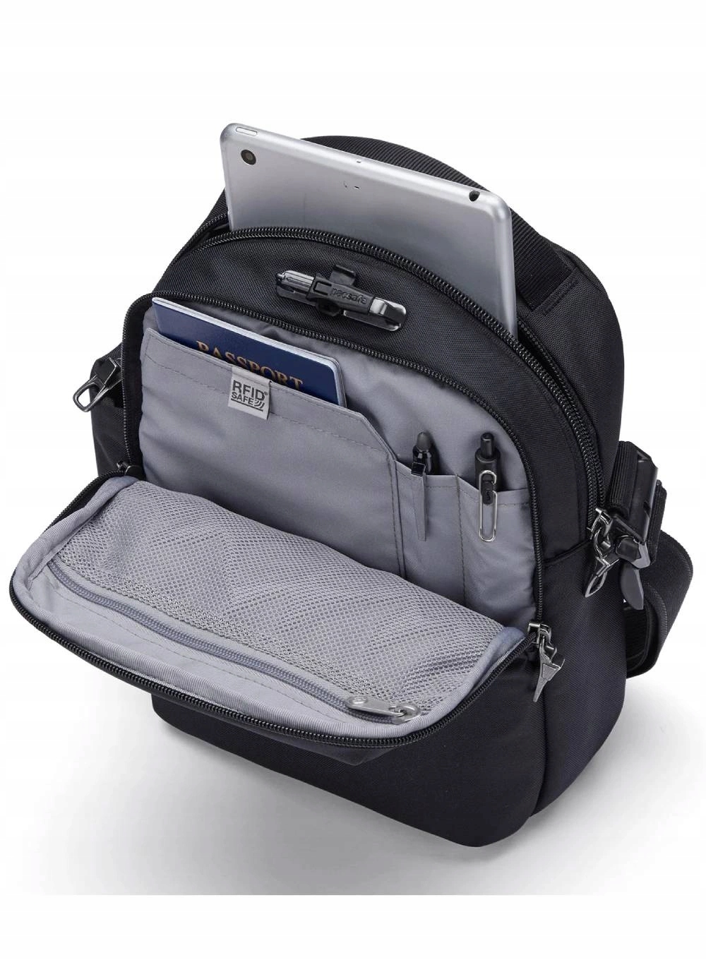 Pacsafe V Tour Crossbody – Bezpieczna torba na ramię do codziennych przygód