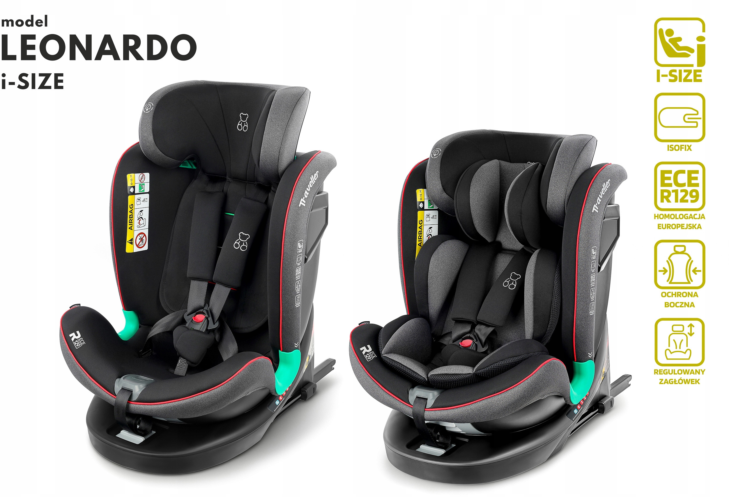 System mocowania ISOFIX + Top Tether – Stabilność i bezpieczeństwo