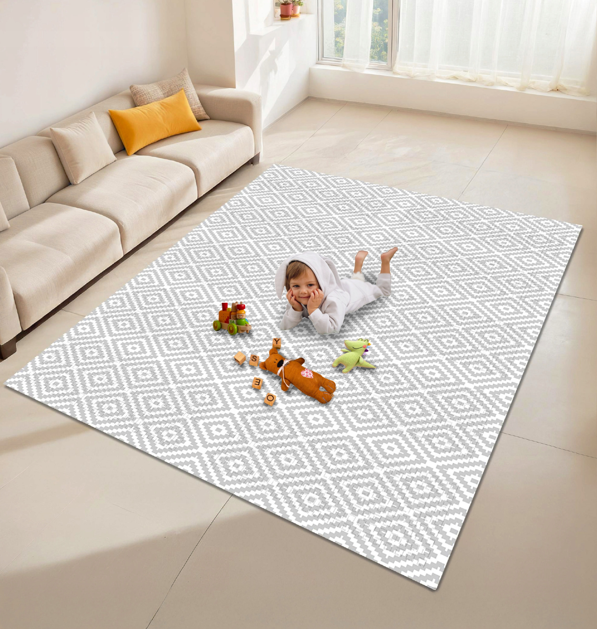 Mata Piankowa Składana V5C2 180x120 – Idealna do zabawy dla dzieci