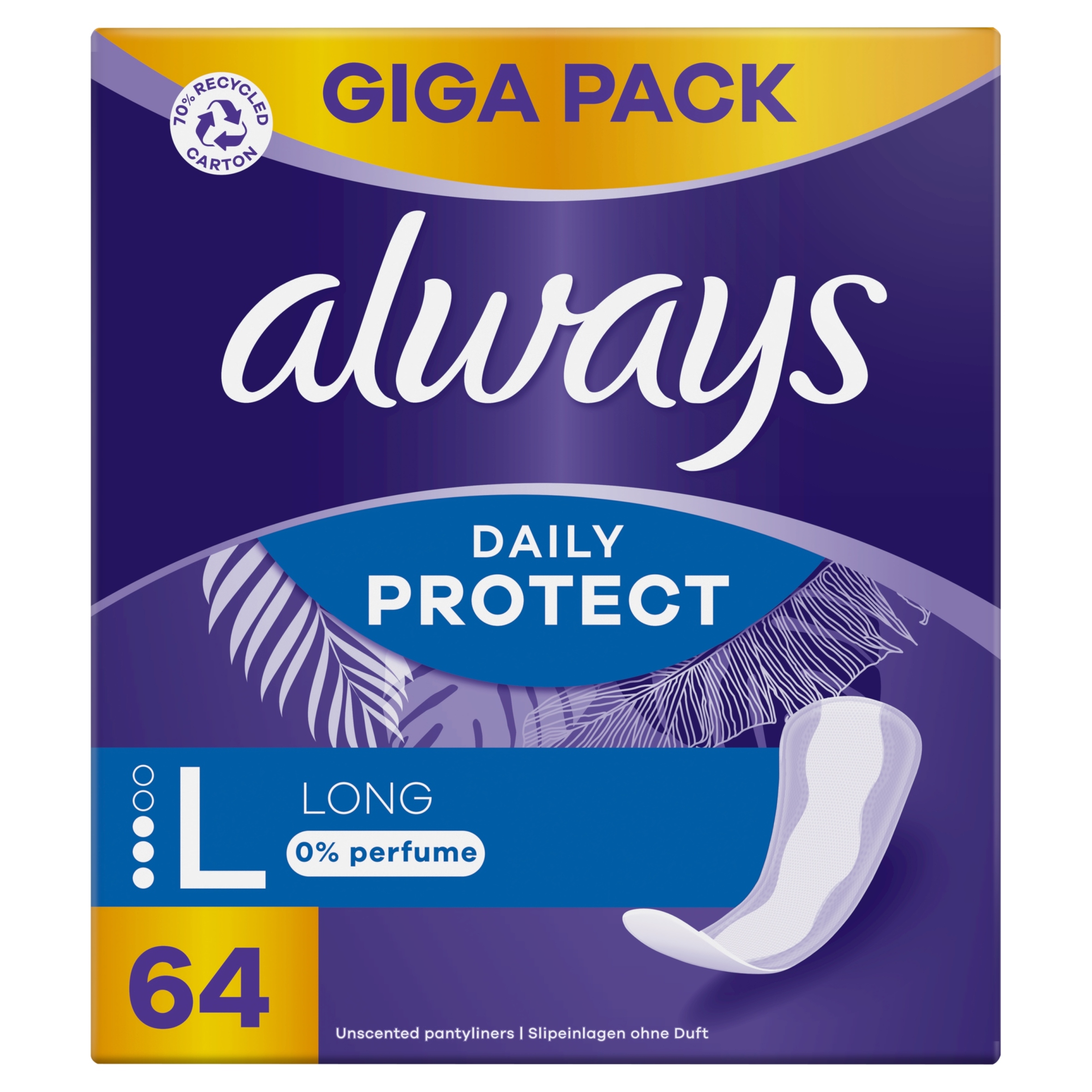 Wkładki higieniczne Always Daily Protect Long – Komfort i ochrona na co dzień