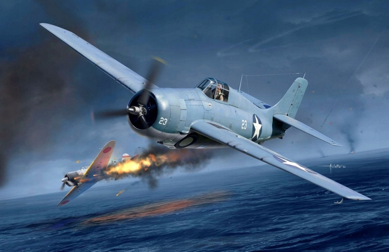 Model plastikowy USN F4F-4 Wildcat Battle of Midway 1/48 – Doskonały wybór dla modelarzy