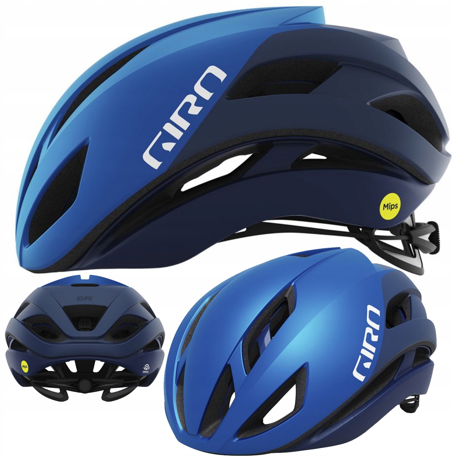 Kask czasowy Giro Eclipse Spherical MIPS Matte Ano Blue L (59-63 cm) – Najwyższa jakość i styl na trasie