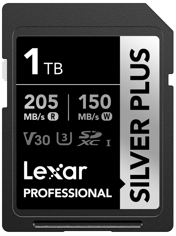 Lexar SDXC Professional SILVER Plus 1066x UHS-I/U3/A2/4K R205/W150 (V30) 1TB – Wydajność na najwyższym poziomie