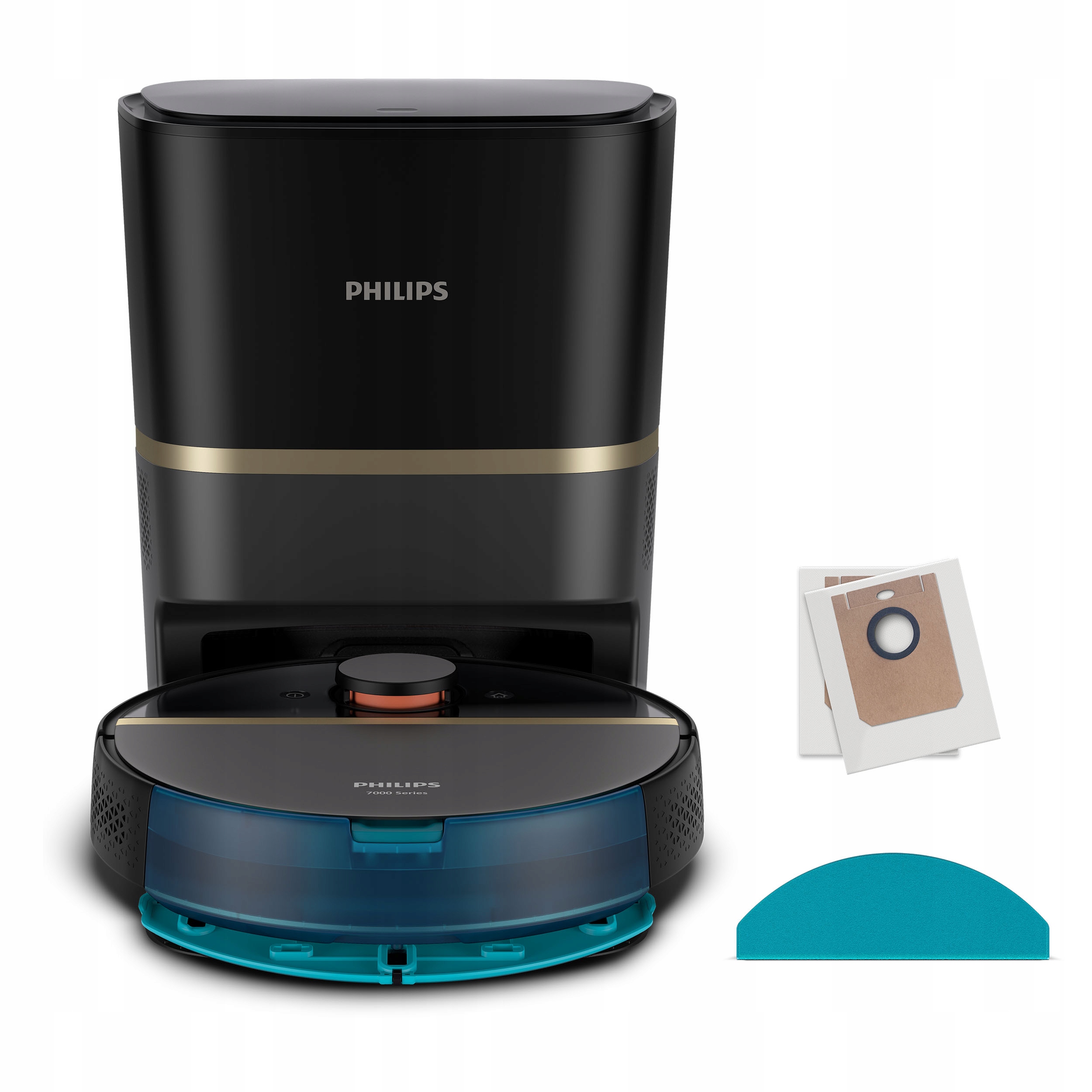 Philips Homerun seria 7000 – Robot odkurzający z funkcją stacji ssącej