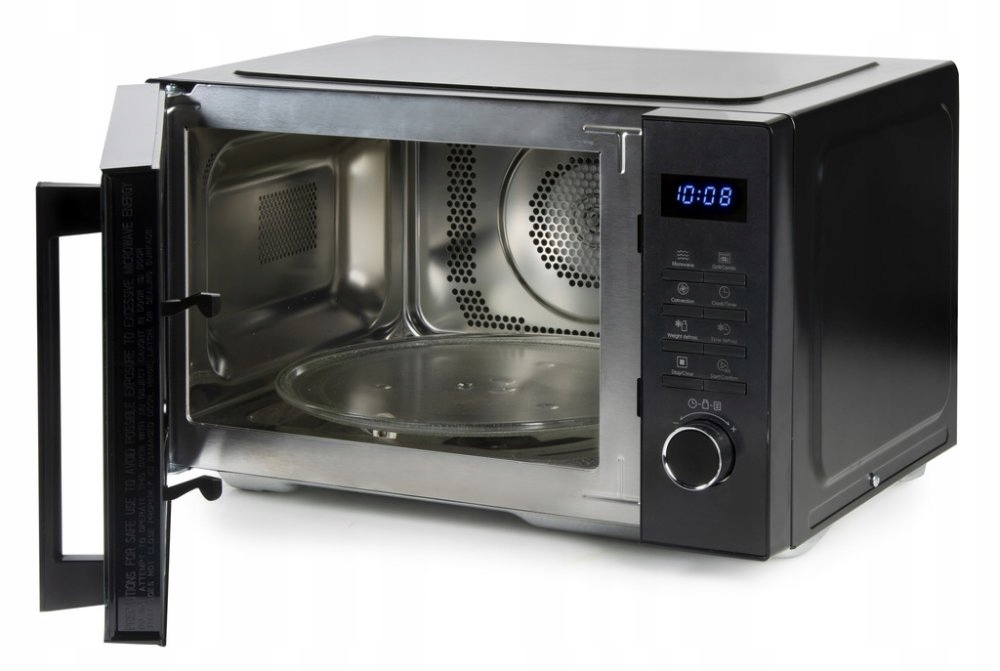 Połączenie mikrofalówki, grilla i piekarnika na gorące powietrze