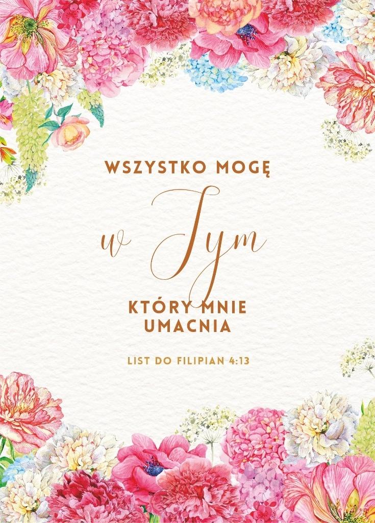 Karnet - Wszystko mogę – Wyjątkowa kartka okolicznościowa