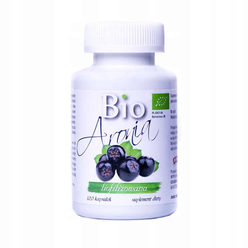 ELENA Bio Aronia liofilizowana – Naturalny suplement diety w kapsułkach