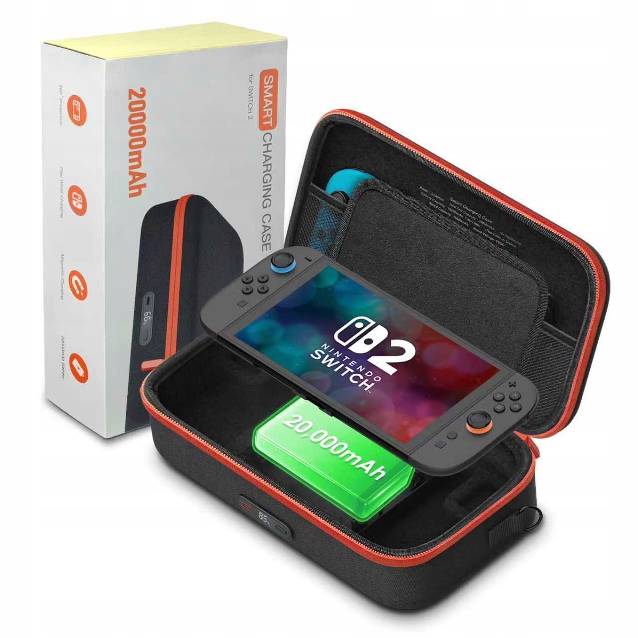 Wbudowany powerbank o pojemności 20 000 mAh