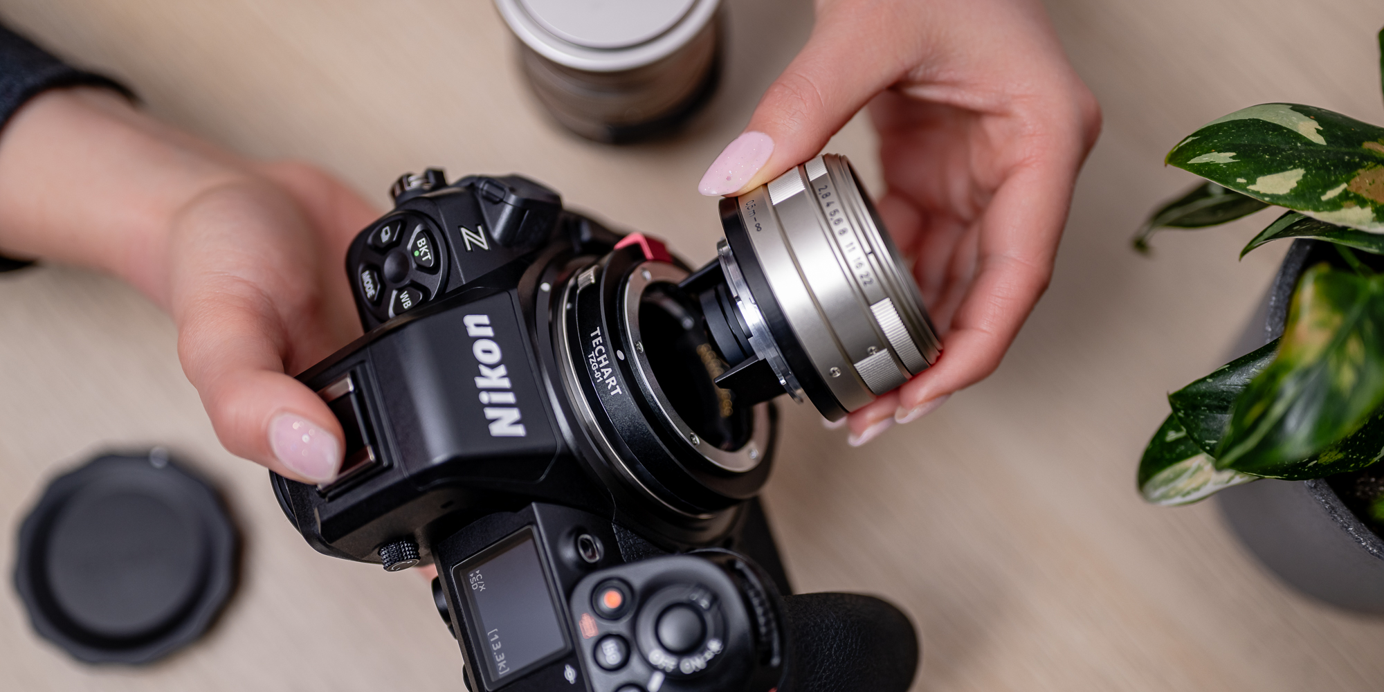 Adapter bagnetowy Techart TZG-01 - Contax G / Nikon Z - Magia obiektywów Contact G